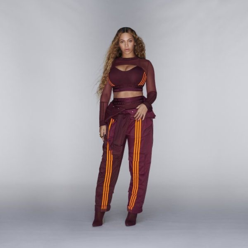IVY PARK Maroon Shrug Mesh